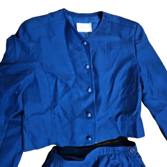 Women's PENDLETON 2 Piece Wool Skirt Suit Size 8 - Picture 2 of 6